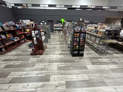 Commercial flooring — retail store LVP